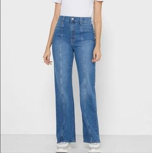 Gap High Rise Vintage Flare Jeans in Medium Indigo size 35 (20) NWT